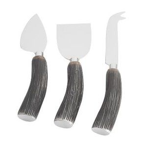 Rustic Antler Cheese Knives- set of 3